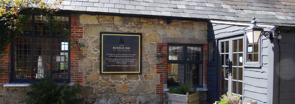 Buddle Inn in Niton op het eiland Wight, Engeland
