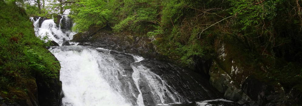 Swallow Falls vlakbij Betws-y-Coed in Wales