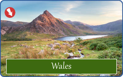Bergen en meren in Wales