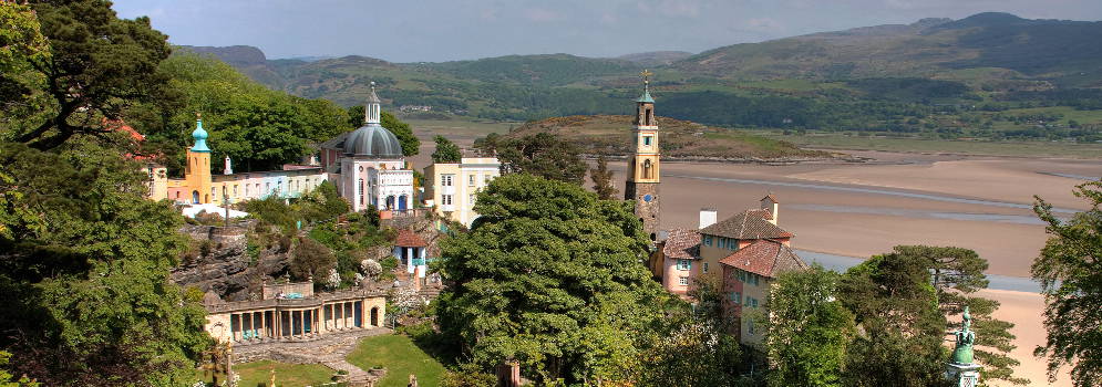 Rondreis langs Portmeirion in Snowdonia, Wales