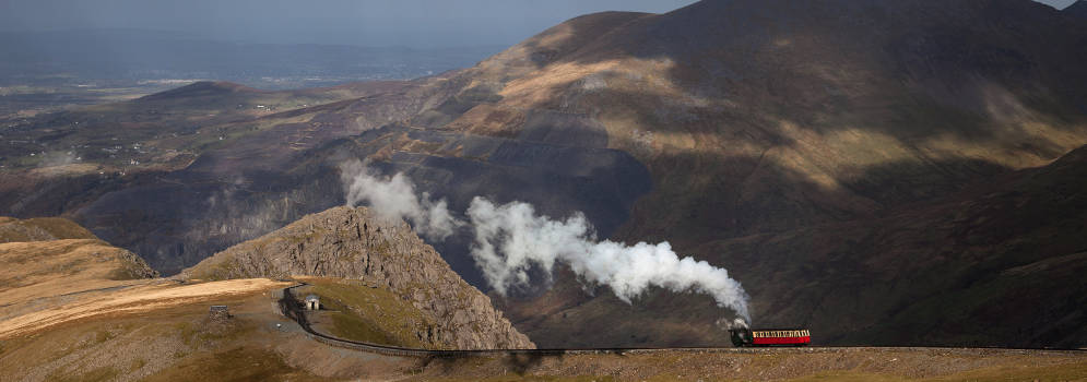 Rondreis langs de Snowdon Mountain Railway in Snowdonia, Wales