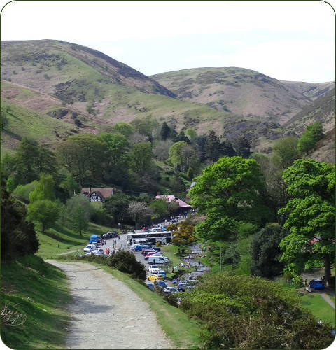 Carding Mill Valley in Shropshire, Engeland