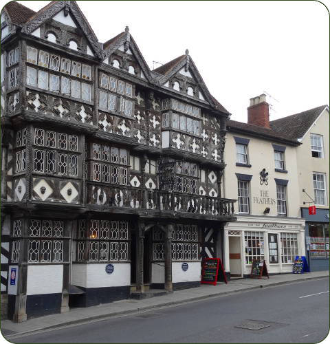 Feathers Hotel in Ludlow, Shropshire