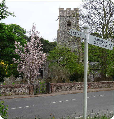 Kerkje in Overstrand, Norfolk