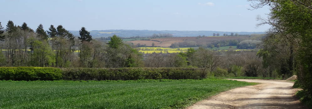 Wandelen bij het dorp Blockley in de Cotswolds, Engeland