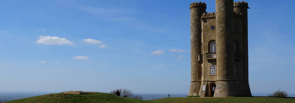 Broadway Tower in de Cotswolds, Engeland