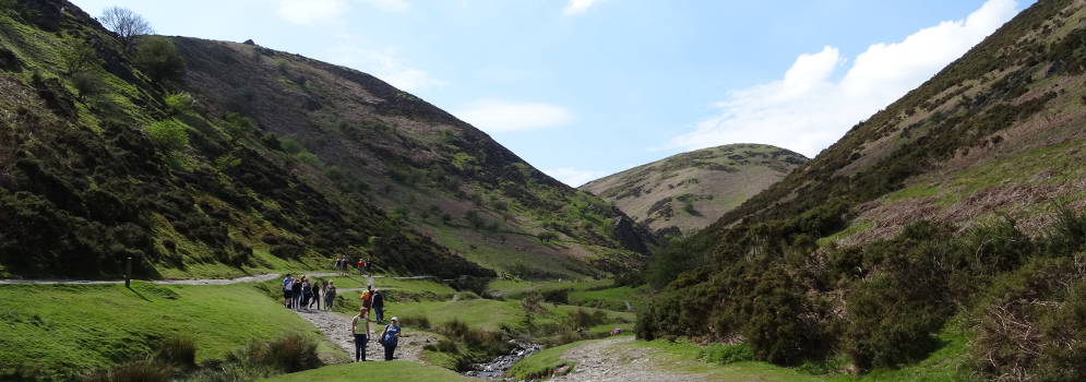 Carding Mill Valley in Church Stretton, Engeland