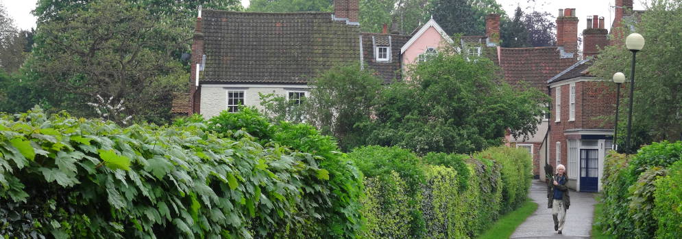 Wandelpad in Norwich, Engeland