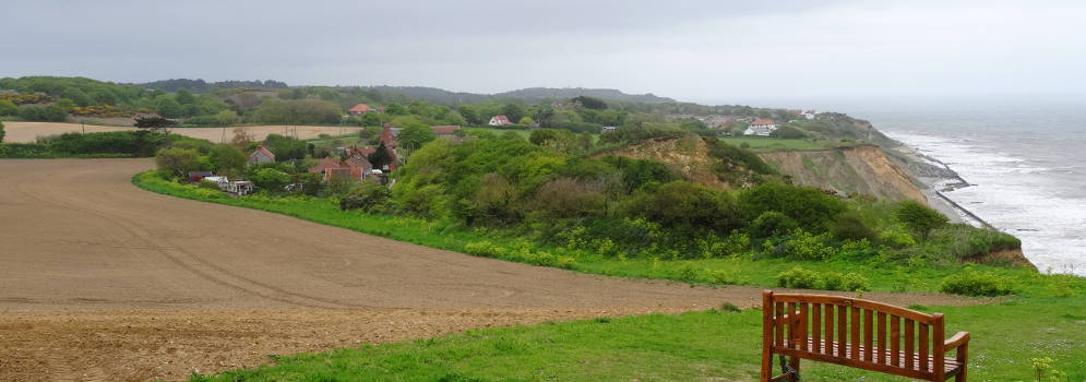 Kliffen bij  Overstrand aan de Norfolk Coast