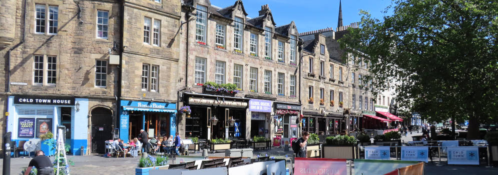 Grassmarket in Edinburgh's Old Town