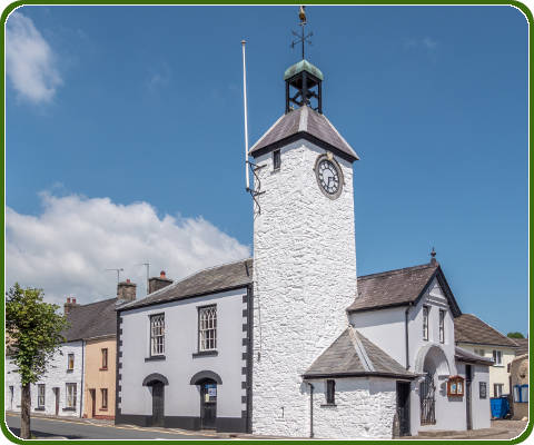 Kerkje in Laugharne, Wales