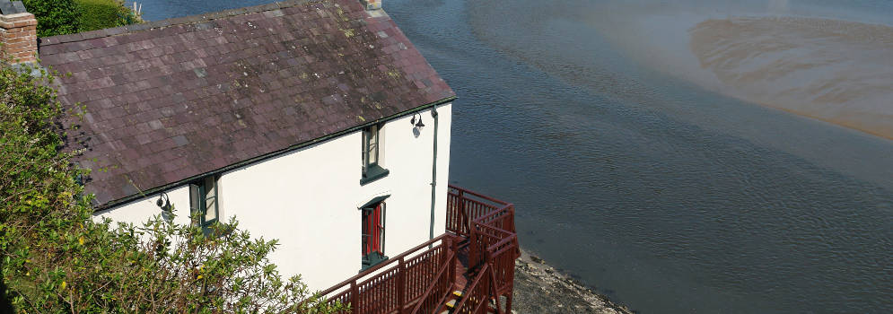 Dylan Thomas Boathouse in Laugharne