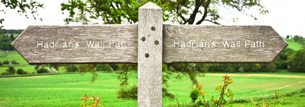 Hadrian's Wall Path in Northumberland, Noord Engeland