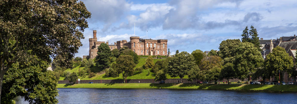 Inverness Castle in Schotland