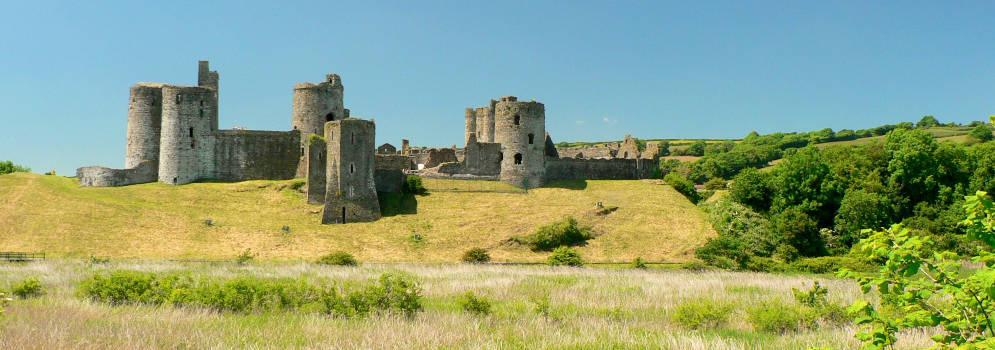 Kidwelly Castle in Carmarthenshire