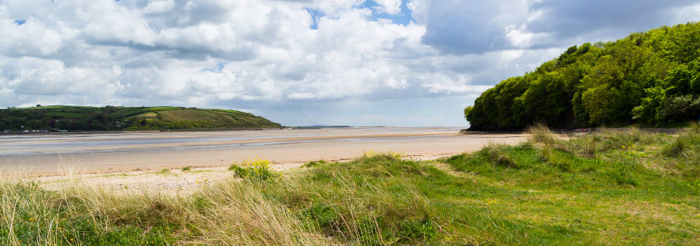 Llansteffan in Zuidwest Wales