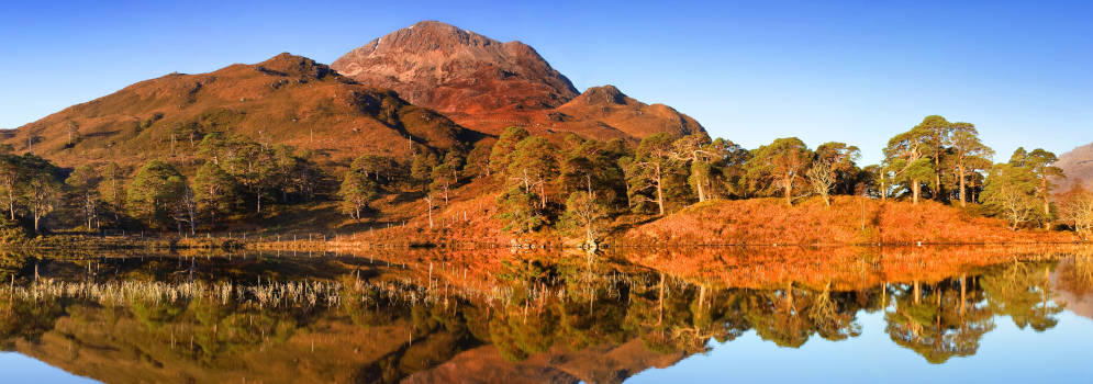 Loch Claire in Glen Torridon, Schotland