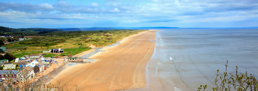 Pendine Sands in Wales