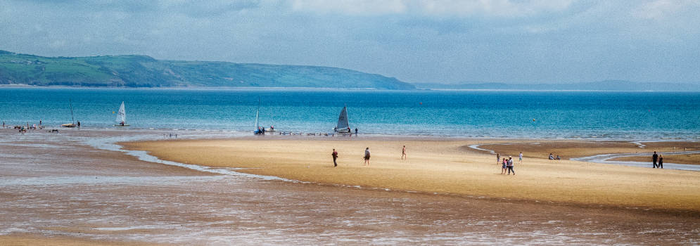 Saundersfoot in Pembrokeshire, Wales