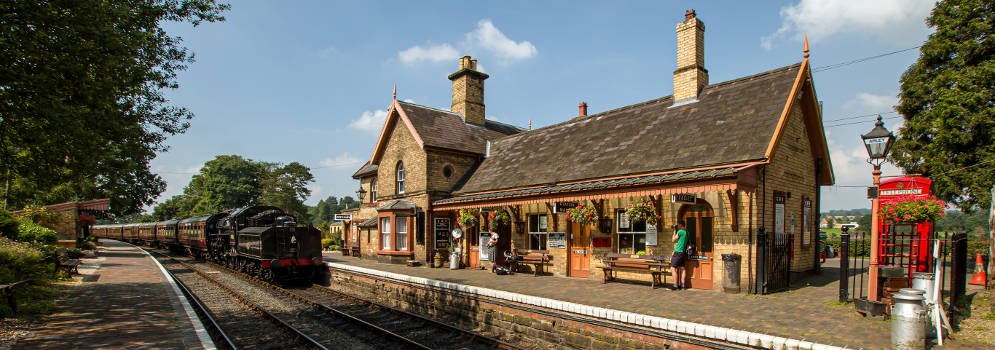 Severn Valley Railway in Worcestershire en Shropshire, Engeland